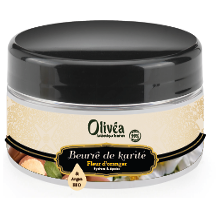 BEURRE DE KARITE FLEUR D'ORANGER ARGAN  OLIVEA 100ML
